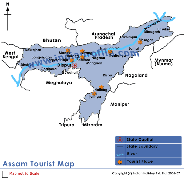 Assam Map