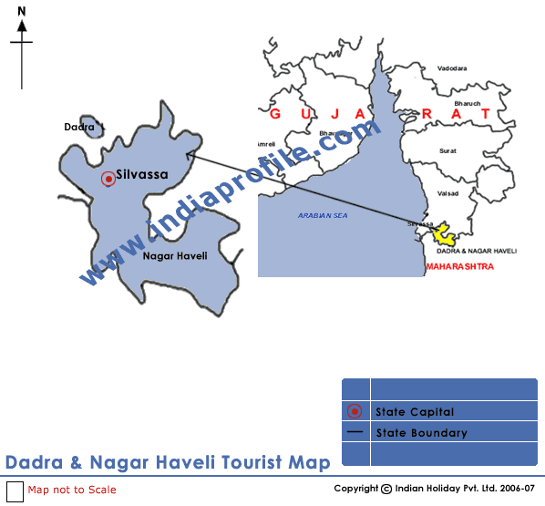 Dadra and Nagar Haveli Map