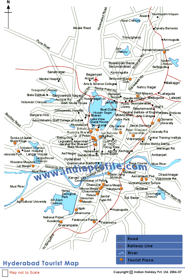 Hyderabad Map