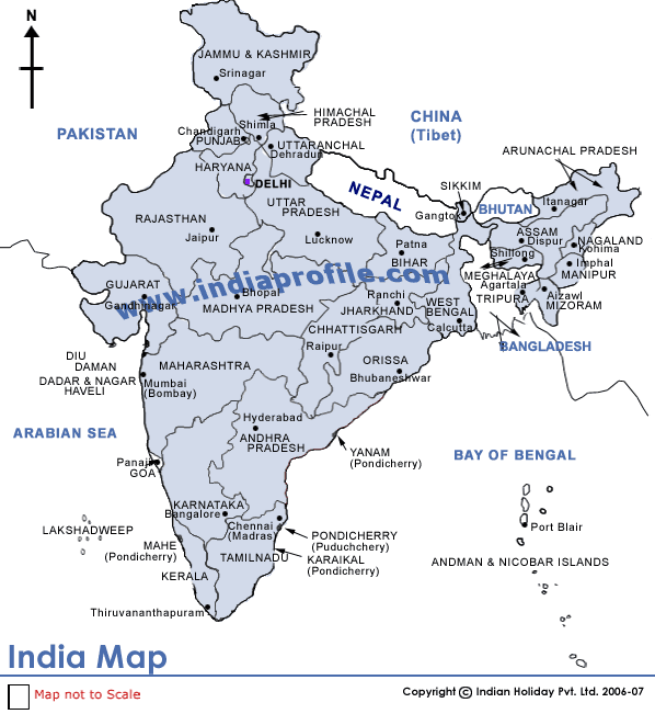 Maps of India