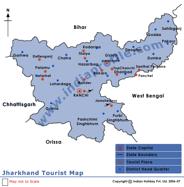 Jharkhand Map