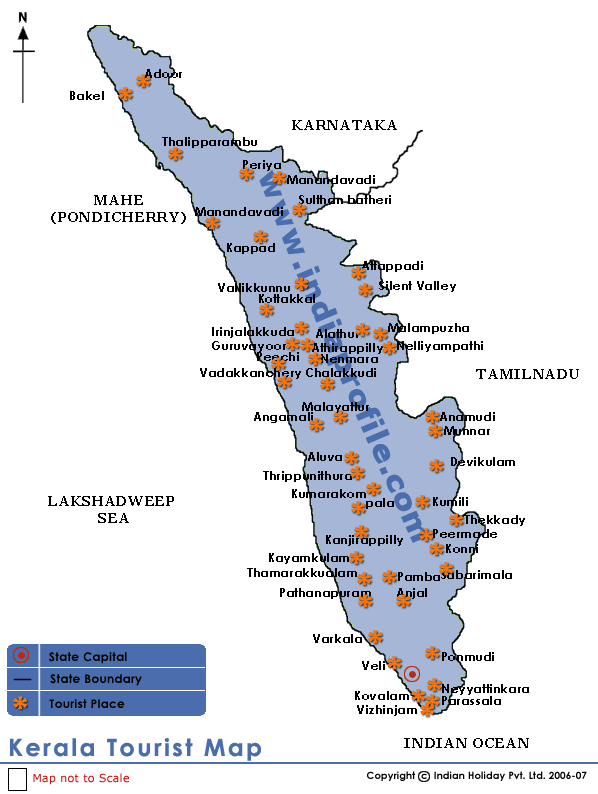 kerala map