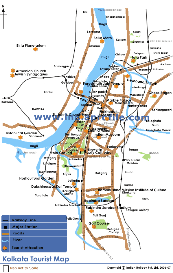 Kolkata Map