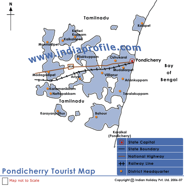 Pondicherry Map