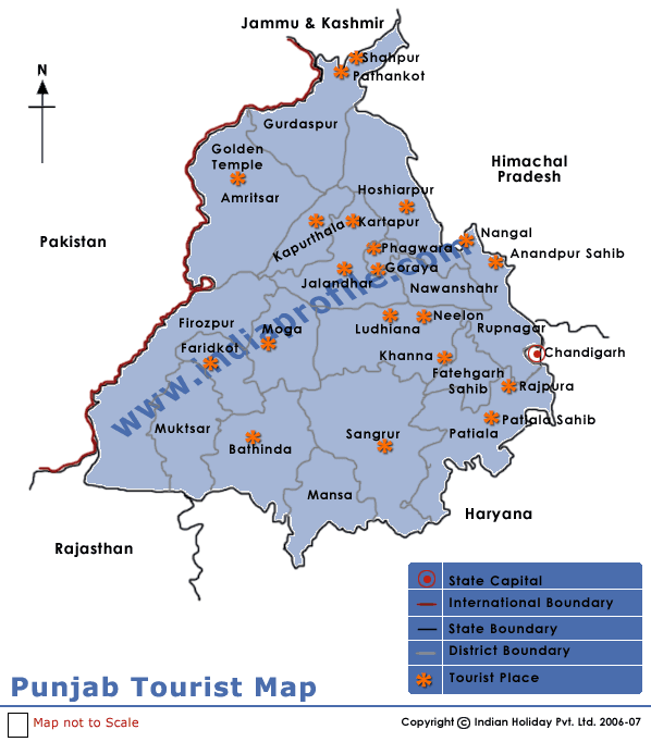 Punjab Map