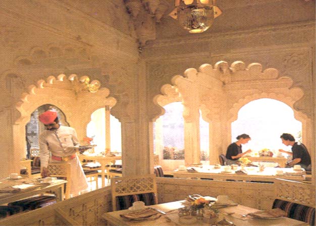 Restaurant of Hotel Lake Palace Udaipur