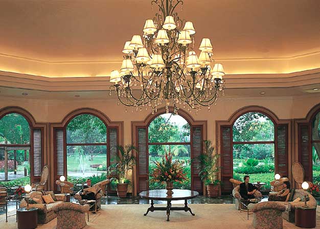 Lobby of Oberoi Hotel Bangalore