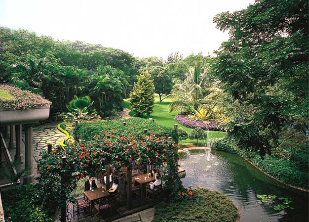View from Balcony of Oberoi Hotel Bangalore