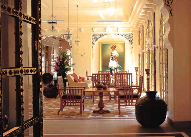 Guest Waiting Room of Raj Vilas, Jaipur