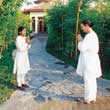 Yoga spot at Ananda in the Himalayas, Narendra Nagar